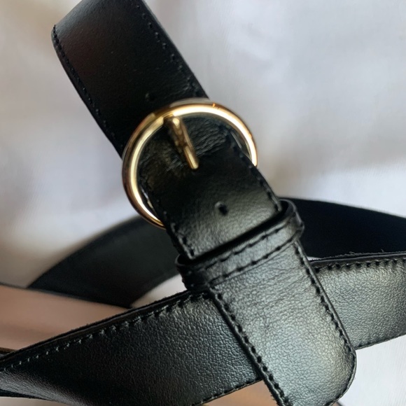 RED Valentino Genuine Calf Hair Platform Sandals - Picture 12 of 15